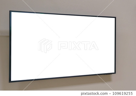 television screen or TV modern blank screen lcd for background 109619255