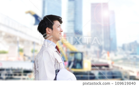 Man in work clothes/construction Man in work clothes/construction 109619840