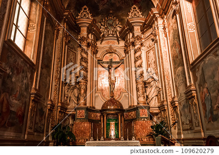 San Sebastiano church of Acireale, sicily, Italy San Sebastiano church of Acireale, sicily, Italy 109620279