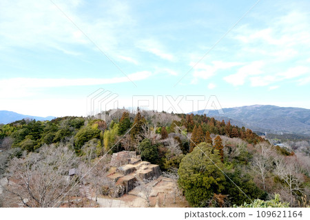 岐阜縣中津川市_苗木城跡北景3_2023年3月 109621164