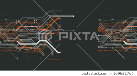 CPU concept. Circuit board. Technology background. Hand drawn vector. CPU concept. Circuit board. Technology background. Hand drawn vector. 109621765