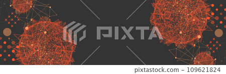 Abstract sphere background with plexus effect. 3D surface. Hand drawn vector. Abstract sphere background with plexus effect. 3D surface. Hand drawn vector. 109621824