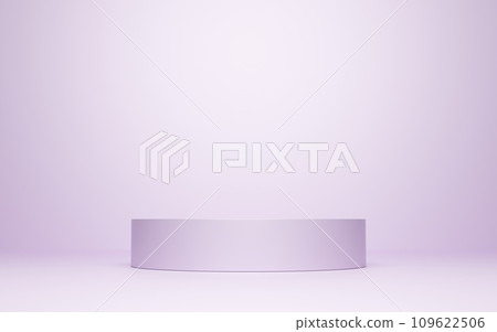 Lavender round stage 109622506