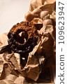 chocolate coated donuts 109623947