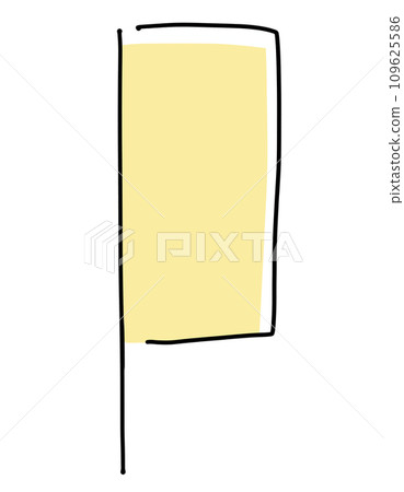 寬鬆簡約旗幟，長方形，單品，實心畫 109625586