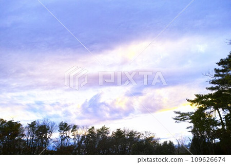 Blue sky and cloud image 109626674