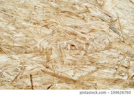 Texture of pressed wood, chipboard. Construction materials background. 109626760