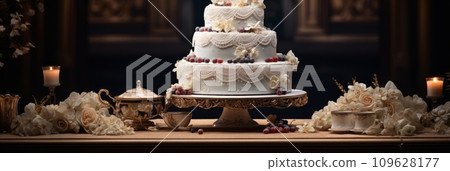 Beautiful wedding cake Beautiful wedding cake 109628177