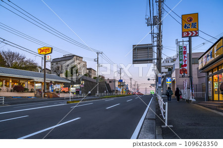 橫濱市和泉區的城市景觀、大通場站 109628350