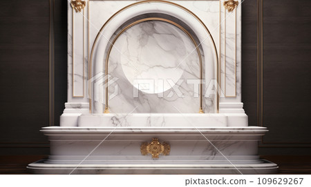 3d luxury podium for your product. Generative AI 109629267