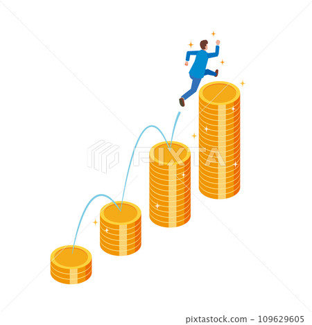 Image illustration of asset formation 109629605