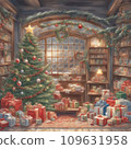 christmas decorated room 109631958