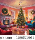 christmas red room 109631961