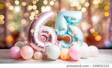 Anniversary balloon decoration 65 Anniversary balloon decoration 65 109632101