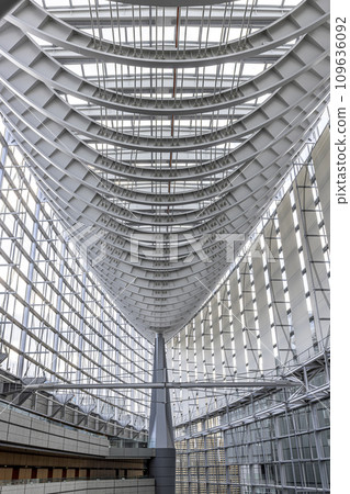 tokyo internetional forum modern structure detail tokyo internetional forum modern structure detail 109636092