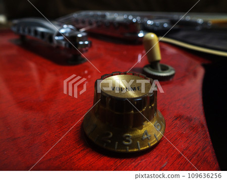 Semi-acoustic guitar volume control knob Semi-acoustic guitar volume control knob 109636256