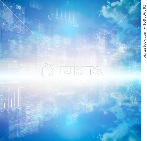 Blue sky Blue sky 109636583