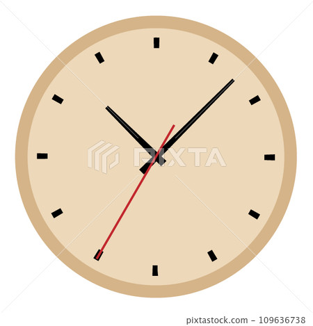 Illustration of a simple clock 109636738