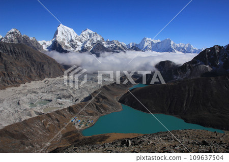 Scenic Gokyo Valley, Nepal. Scenic Gokyo Valley, Nepal. 109637504