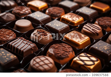 chocolates of different shapes and sizes in different shapes and sizes chocolates of different shapes and sizes in different shapes and sizes 109637588