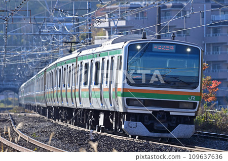 Tokaido Main Line Manazuru JR East E231 series 1000 series S-27 formation (Kokufutsu) Tokaido Main Line Manazuru JR East E231 series 1000 series S-27 formation (Kokufutsu) 109637636