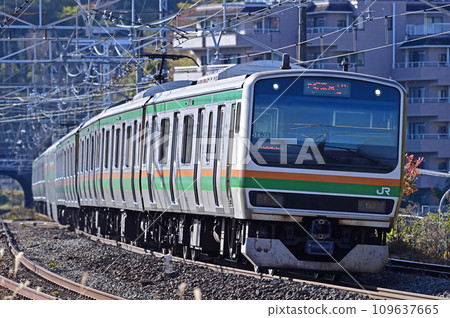 Tokaido Main Line Manazuru JR East E231 series 1000 series K-33 formation (Kozu) Tokaido Main Line Manazuru JR East E231 series 1000 series K-33 formation (Kozu) 109637665