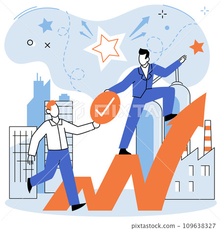 Crowdfunding. Vector illustration. Investment opportunities in crowdfunding empower individuals to become backers A great idewith strong business plattracts crowdfunding support The funding received 109638327