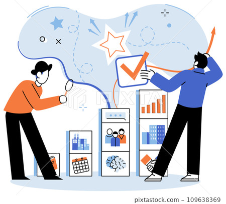 Crowdfunding. Vector illustration. The funding received through crowdfunding cbe catalyst for project success Crowdfunding allows for collective support innovative ideas Startups rely on crowdfunding Crowdfunding. Vector illustration. The funding received through crowdfunding cbe catalyst for project success Crowdfunding allows for collective support innovative ideas Startups rely on crowdfunding 109638369