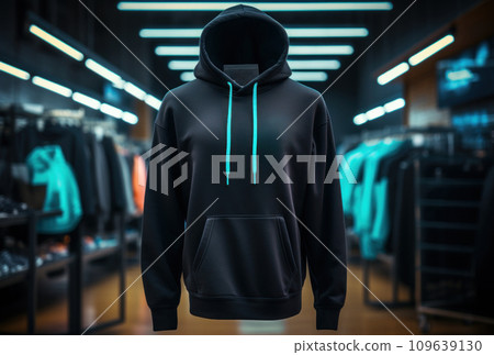 hoodie hanging with neon lights hoodie hanging with neon lights 109639130