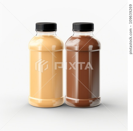 jello juice bottle mockup isolated mockup for website 109639269
