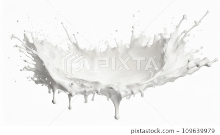 Splashing white paint AI generated image Splashing white paint AI generated image 109639979