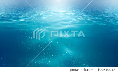 Fantastic underwater background AI generated image 109640032