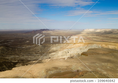 Mangystau region landscape, Kokesem area, Kazakhstan. Mangystau region landscape, Kokesem area, Kazakhstan. 109640842