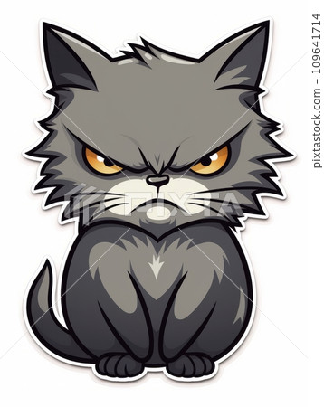 Evil 2024 grey cat