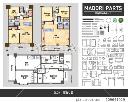 平面圖和創作部分02_2LDK 109641929