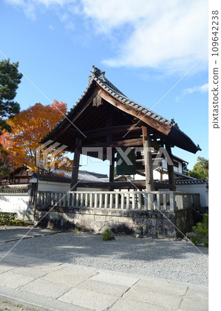 Myoshinji Temple Bell Tower in Autumn Hanazono, Ukyo Ward, Kyoto City 109642238