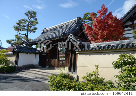 Autumn Myoshinji Temple Gyokuryuin Sanmon Hanazono, Ukyo Ward, Kyoto City Autumn Myoshinji Temple Gyokuryuin Sanmon Hanazono, Ukyo Ward, Kyoto City 109642411
