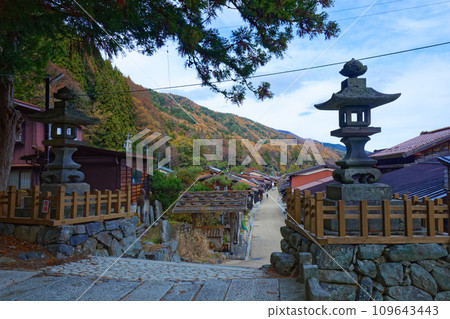 View of Narai-juku from in front of Kage Shrine View of Narai-juku from in front of Kage Shrine 109643443