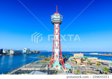 博多港塔在冬天，福岡縣博多區 109645051