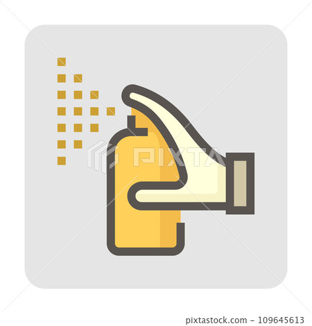 Paint and repair service vector icon design, 48x48 pixel perfectand editable stroke. 109645613