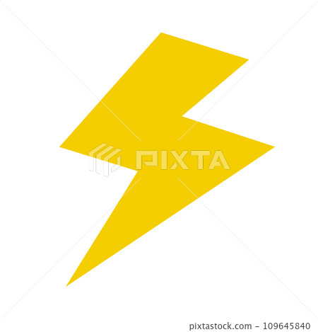 Simple electricity icon. Electric shock. vector. Simple electricity icon. Electric shock. vector. 109645840