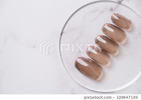 Nail tip/gel nail/Magnetic nail tip sample 109647189