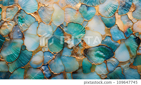 golden and pearl background 109647745