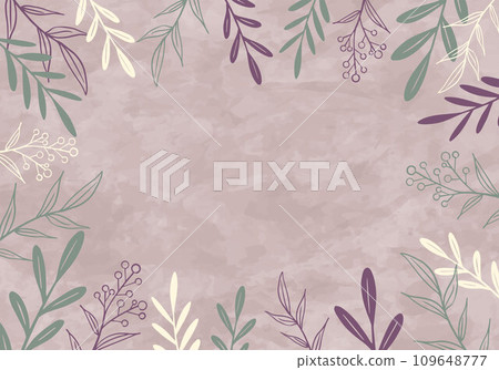 natural plant frame 109648777