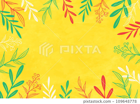 天然植物框架 109648778