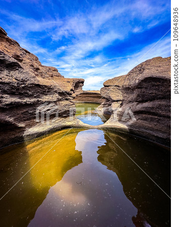 Sam Phan Bok rock Grand Canyon in Ubon, Thailand Sam Phan Bok rock Grand Canyon in Ubon, Thailand 109648936