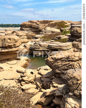 Hat Chom Dao canyon in Ubon, Thailand Hat Chom Dao canyon in Ubon, Thailand 109648955