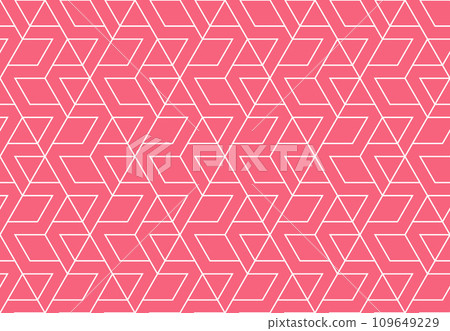 The geometric pattern with lines. Seamless vector background. White and pink texture. Graphic modern pattern. Simple lattice graphic design The geometric pattern with lines. Seamless vector background. White and pink texture. Graphic modern pattern. Simple lattice graphic design 109649229