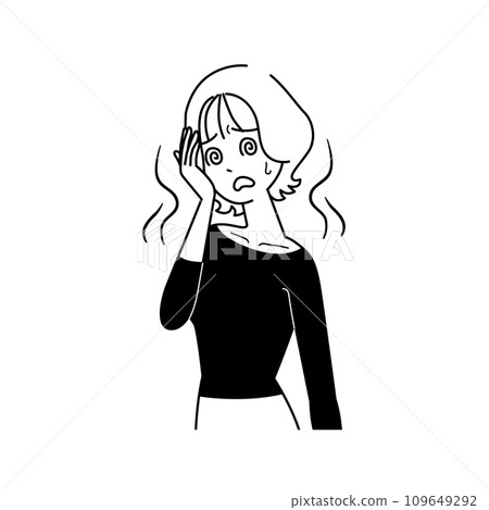 眩暈女單色 109649292