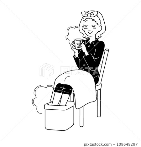 女人洗腳單色 女人洗腳單色 109649297